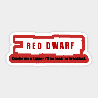 Red Dwarf Sticker